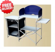 Nakano Camping Camp Kitchen Deluxe Pantry Storage Table - with Free Shipping