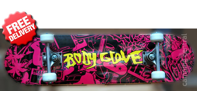 Body Glove Smarty Concave Skateboard - Bottom View