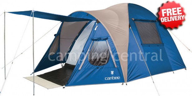 Caribee Kestrel 5 Man Family Tent - (Blue)