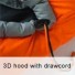 Vango Viper 500 Compact Down Sleeping Bag -18 Celcius - (3D hood with drawcard)