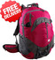 Caribee Short Hop 55 Ltr Backpack Travel Pack Bag - Front View