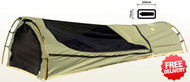 OZtrail Canvas Motor Bike Biker Compact Swag - (Angle View)