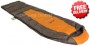 OZtrail Compact 100 Lightweight Sleeping Bag +10 Celcius - (Angle View)