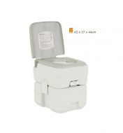 OZtrail Portable Twin Flush Camp Toilet - Angle View