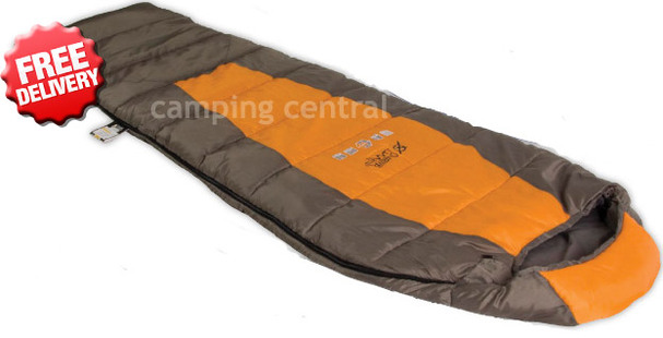 OZtrail Compact 300 Compact Sleeping Bag -5 Cel. (Angle View)