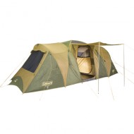 Coleman Chalet 9 CV (3 Room) 9 CV Family Dome Tent - Angle View