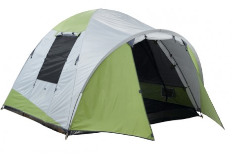 OZtrail Classic 4V Dome Family 4 Person Man Tent - (Front View)