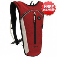 Caribee Hydra 1.5 Ltr Hydration Pack & Bladder - Colour Red