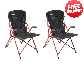 2 X Caribee Chieftain Folding Portable Camping Camp Picnic Arm Chair - with free shipping