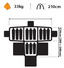 OZtrail Elite Villa Dome Tent - 2011 Model - Dimensional and Floor Plan