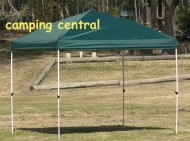 OZtrail Standard Gazebo Marquee Awning Market Stall 3x3 - (Angle View)