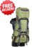 OZtrail Aegean 60Lt Rucksack Backpack Travel Hiking Bag - Colour Green