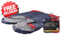 OZtrail Tasman Flinders Twin -5 Celcius Double Duo Sleeping Bag - (Angle View)