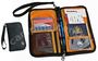 Caribee Travel Document Passport Wallet Bag - Front and Inside View