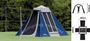 OZtrail Tourer 9 Canvas Touring Tent - (Angle View)