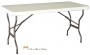 OZtrail Lifetime Table 6ft Folding Bench Desk Picnic - (Angle View)