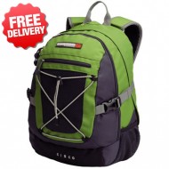 Caribee Cisco 28 Ltr Backpack Daypack Bag - (Envy Green / Charcoal)