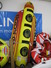 Body Glove Aqua Dog Surf Ski Tube Inflatable Biscuit - (Top View)