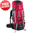 Caribee Tahoe 65 Lt Rucksack Backpack Travel Pack Bag - With Free Shipping