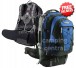 Caribee Thunder Bay 85 +28L Travel Pack +Zipoff Daypack - Front View (Blue)
