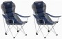 2 x Caribee Ultimate Folding Camping Picnic Arm Chair - Two Pair