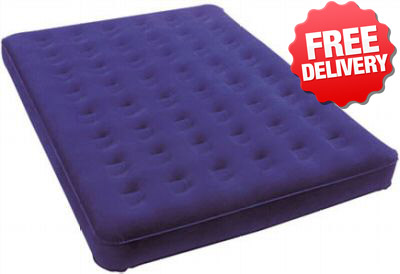    Camping on Caribee Velour Air Bed Mat Mattress Double Inflatable Available At A