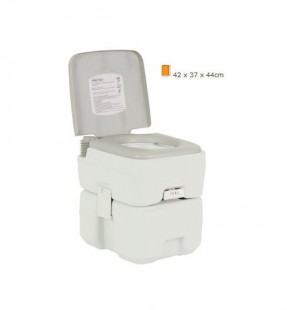 OZtrail Portable Twin Flush Camp Toilet - Angle View