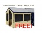 OZtrail Chateau 12 Canvas Cabin Tent - Free Cabin Sunroom