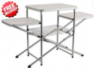 OZtrail Camping Camp Kitchen Deluxe Table