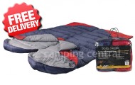 OZtrail Tasman Flinders Twin -5 Celcius Double Duo Sleeping Bag - (Angle View)