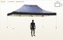 OZtrail Mega Gazebo Marquee Stall 3 x 4.5 meters - (Measurement)