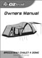 OZtrail Breezeway Chalet 4 Dome user manual cover