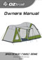 OZtrail Breezeway Family Dome Tent user manual cover 