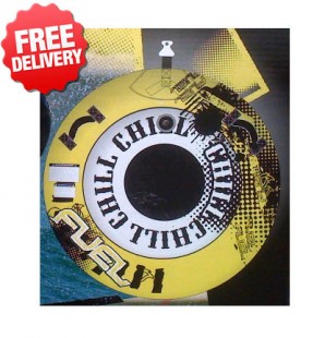 Fuel Chill 54" Round Surf Ski Tube Inflatable Biscuit - with Free Shipping